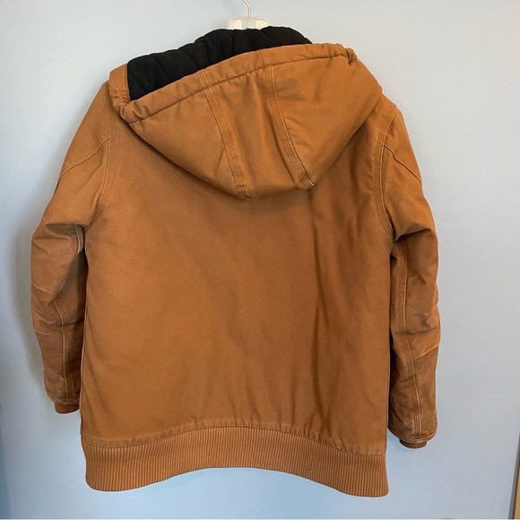 Carhartt Flannel Quilt-Lined Active Jacket with Storm Cuffs youth M 10-12 - Picture 5 of 5